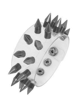 圆锥铆钉塑料圆柱透明软塑料手链