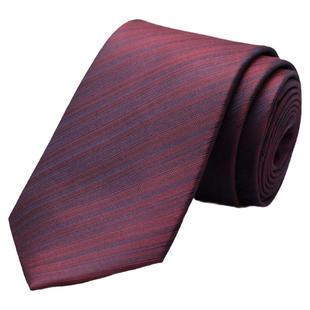 诺斯马丁真丝领带男士正装商务红色结婚新郎桑蚕丝手打高档礼盒装