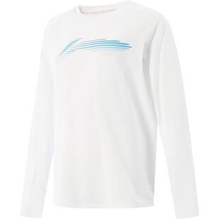 商场同款|李宁儿童长袖T恤2026新款夏季青少年防晒针织训练运动服