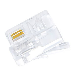 4P2C镀金电话水晶头电话机座机传真机连接头耐插拔弯折通话清晰