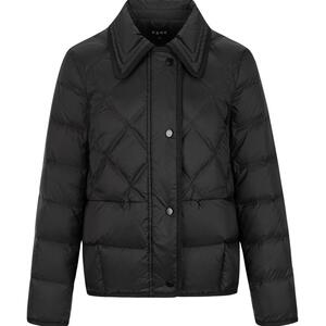 羽绒服女冬季黑色短款轻薄上衣kbne2023秋冬新款小个子鸭绒面包服