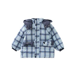 MOMOCO/玛米玛卡男童羽绒服外套2025冬季新款中大童韩版休闲保暖