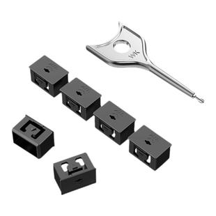 维智控SFP光口锁端口安全锁可拆卸光纤口堵头物理封堵器保护数据安全