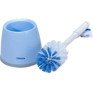 茶花马桶刷带底座家用壁挂长柄刷子套装清洁刷厕所卫生间专用