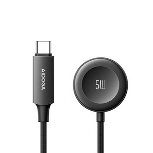 AIDOGA适用苹果s11手表充电器AppleWatch充电线s10充电底座便携iwatch磁吸s9/s8无线充电头ultra 2/3快充se