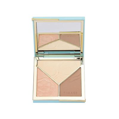 彩棠4.0三色修容盘哑光高光修容一体盘面部遮瑕提亮侧影彩棠修容