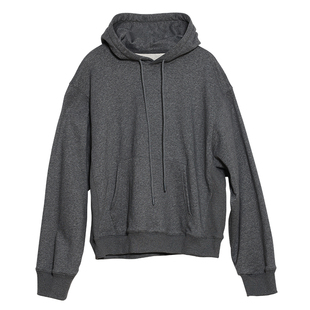 Carolingian極简ROW风运动!定织双纱精棉宽松连帽卫衣阔腿裤套装