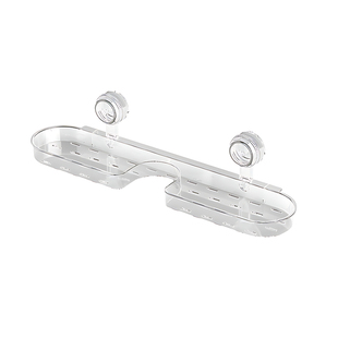 吸盘水龙头置物架卫生间免打孔浴室洗手池洗漱台壁挂式收纳架挂架