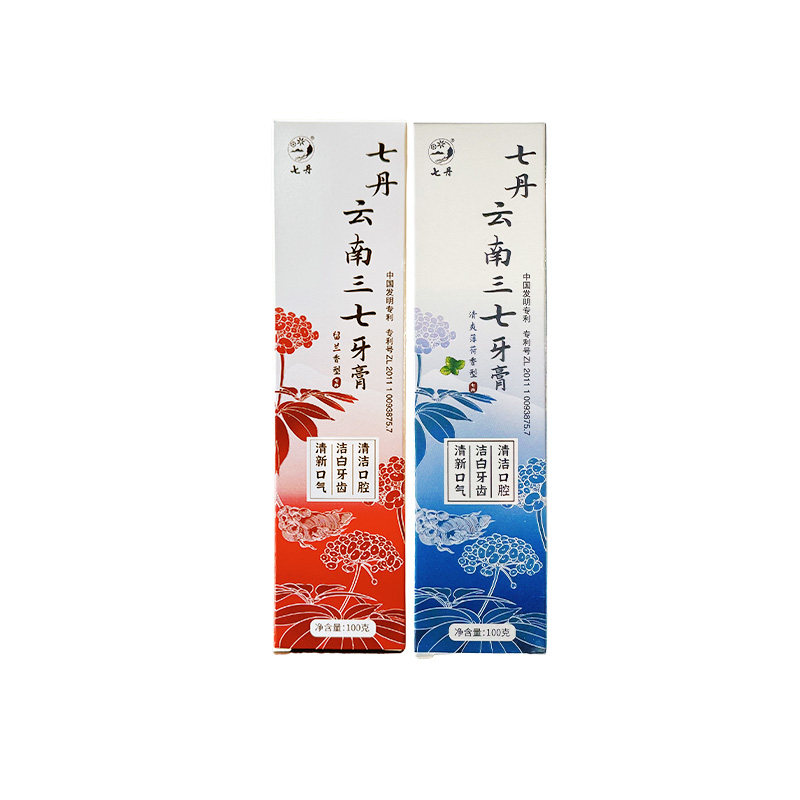 【小小疯专属】云南七丹三七牙膏植物成分含三七提取物100g/支