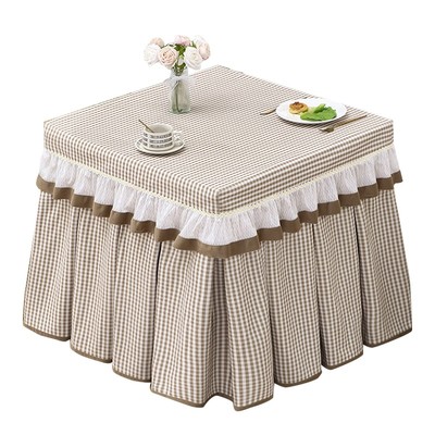 诗蝶烤火桌子罩加厚防尘罩