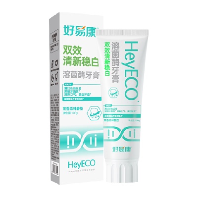 好易康双效清新稳白牙膏100g