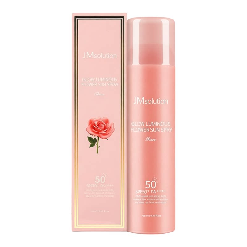 JMsolution 玫瑰防晒喷雾SPF50+PA++++180毫升轻盈易吸收滋润补水
