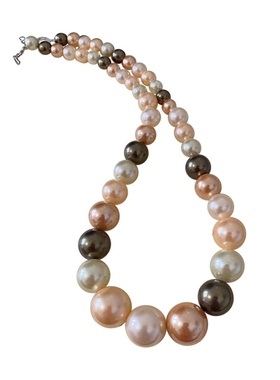 深海母贝混彩女毛衣链