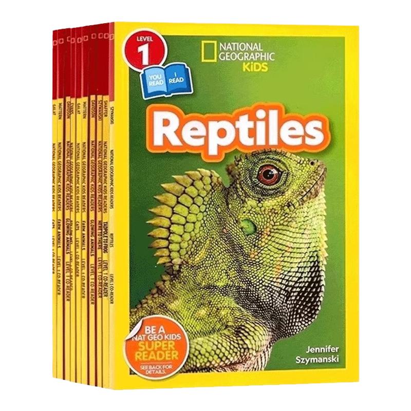 亲子共读系列一阶段14册 英文原版绘本 National Geographic Kids Level 1 Co-reader 美国国家地理分级阅读读物儿童全彩百科全书