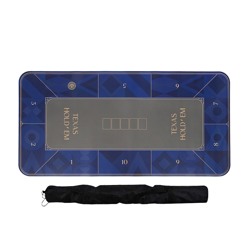 新款推荐高级高颜值皮质皮革德州扑克桌垫 防油防水德扑专用桌布