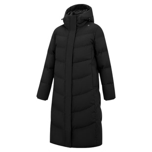 乔丹梭织羽绒服女2025冬季保暖防风综训长款羽绒外套QDEGM2261459