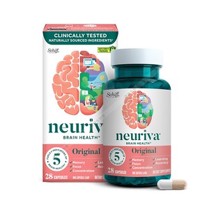 美国直邮Schiff旭福neuriva磷脂酰丝氨酸脑动力胶囊28/50粒脑专注