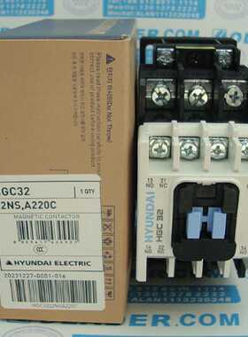 议价HYUNDAI接触器 HGC32 AC220V/DC24V/AC440V韩国现代 HIMC32/U