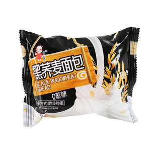 荞麦全麦面包粗粮糖人专用面包早餐速食懒人食品上班族无糖面包