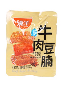 骥洋五香牛肉豆腩500g独立小包装