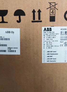 溢价-ACS355-03E-12A5-4 变频器5.