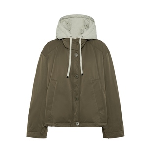 YAYA鸭鸭2025年秋冬新款羽绒服女连帽时尚简约鸭绒保暖两穿外套