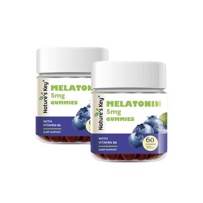 美国NaturesKey褪黑素软糖2瓶装