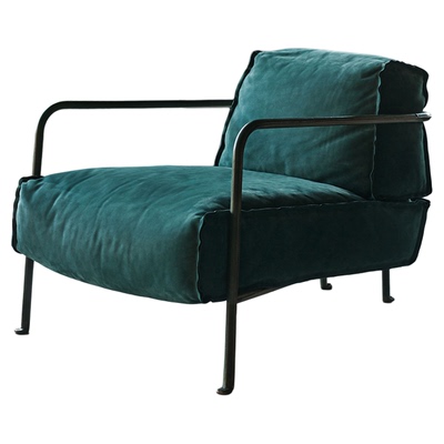 BRUXELLES意大利进口头层皮单椅