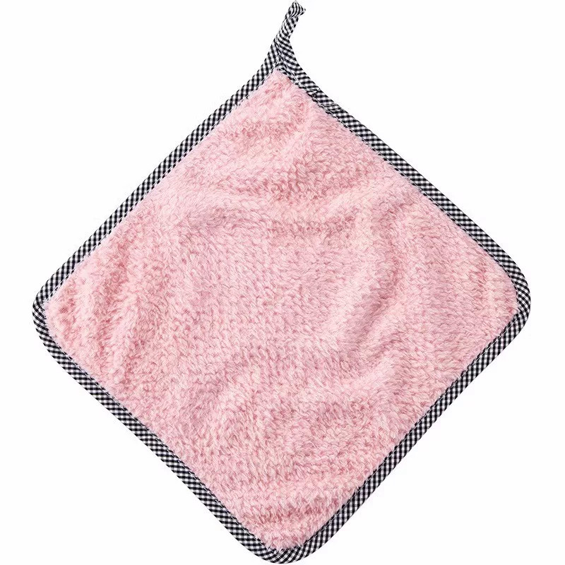 用可挂式珊瑚绒擦手巾厨房清洁巾