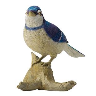 铜师傅 铜摆件 《铜师傅百鸟集》之冠蓝鸦 家居饰品 桌面摆件