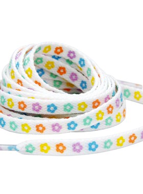 泫雅风花花鞋带女高低帮