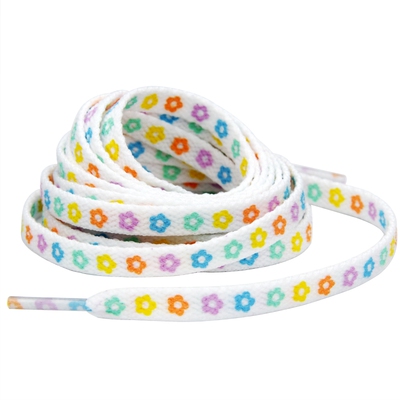 泫雅风花花鞋带女高低帮