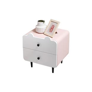 慕思官方旗舰店储物柜奶油风卧室柜子简约现代床头柜063