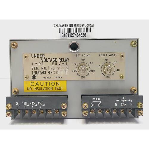 Terasaki Electric EUV1 Under Voltage Relay 9712104