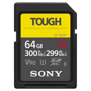 Sony/索尼 SF-G64T/G128T/G256T/T1 SF-G 系列TOUGH规格 SD存储卡