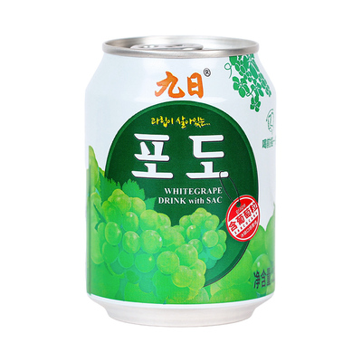 九日葡萄桃子西柚草莓238ml