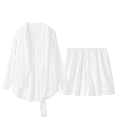 ZzZHANG法式衬衫/半裙/短裤套装