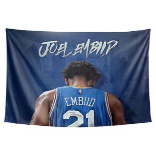 恩比德Embiid大帝篮球球馆培训周边装饰装饰背景墙布挂毯海报挂布