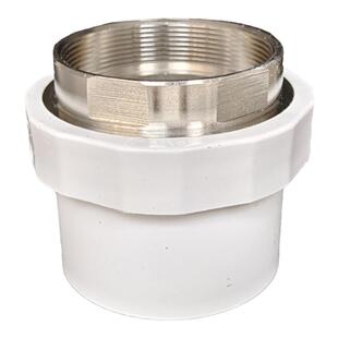 国标PVC给水不锈钢外牙内丝直接直通201螺纹32 4寸 63 75 90 110