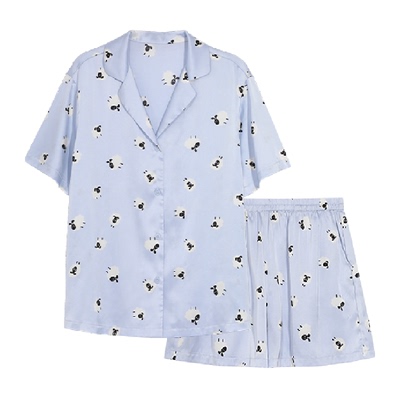 ubras流光短袖短裤短袖长裤男女