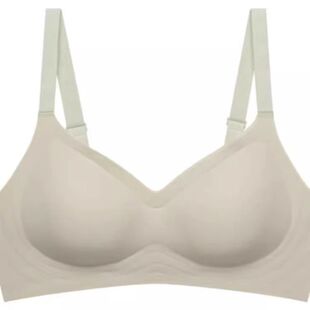 防下垂果冻内衣软支撑无痕运动女薄款大胸显小聚拢调整型固定杯