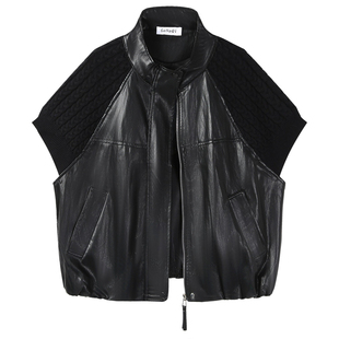 皮衣外套女早春季新款今年流行爆款酷飒风小个子超火黑色夹克上衣