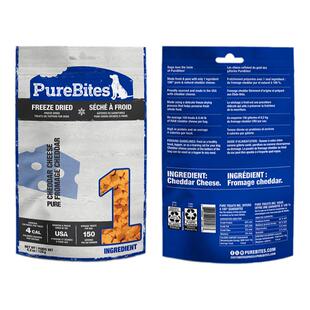 美国PureBites犬零食鸡肉冻干狗狗训练奖励鸭肝车打芝士三文鱼