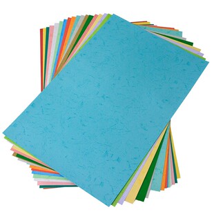 180克皮纹纸装订封面纸A4/A3++标书装订封皮纸平面彩色仿皮纹卡纸