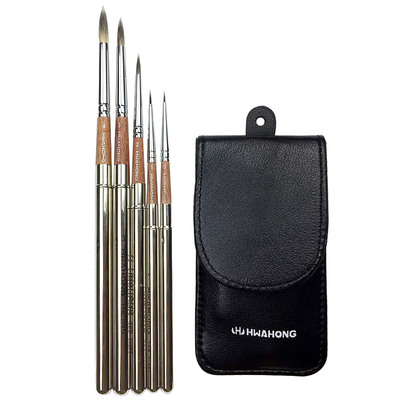 韩国hwahong华虹圆头口袋水彩笔