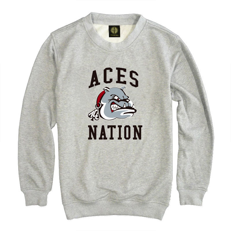 ACES NATION外套篮球运动长袖卫衣篮球衣训练服球队服套头衫定制