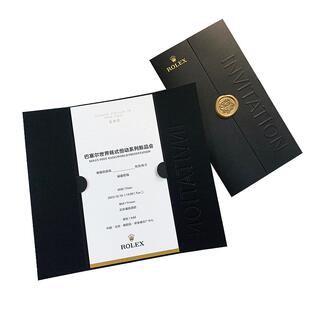 高端商务请柬会议开业活动庆典邀请函感谢卡定制烫金贺卡请帖包邮