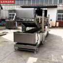 定制预制菜油炸流水线 萝卜素丸子蘑菇菜花油炸设备 蔬菜类油炸机