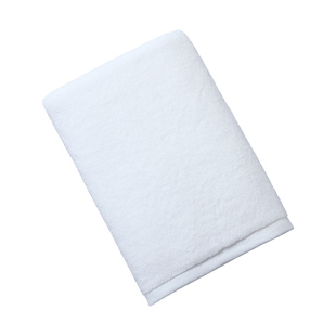 美容院专用毛巾定制logo绣字全纯棉白色方巾包头巾铺床大浴巾浴裙