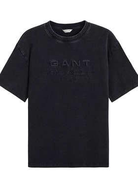 GANT/甘特男士复古水洗短袖T恤